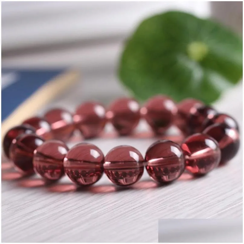 beaded bracelets stretch 8mm natural stone beads carnelian amethyst round beads bracelet purple healing crystal bracelets