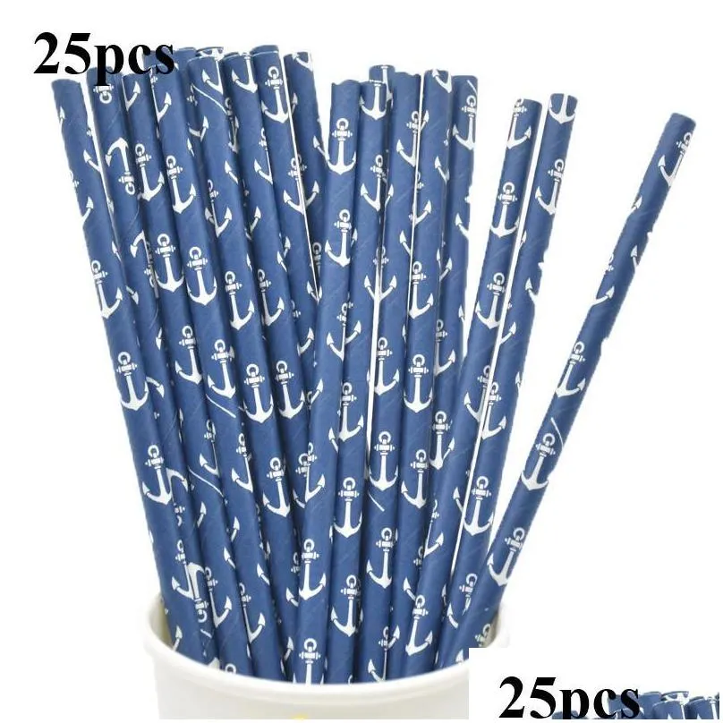 multi colors paper drinking straws birthday wedding party event hawaiian holidays luau sticks ktv drinking straws