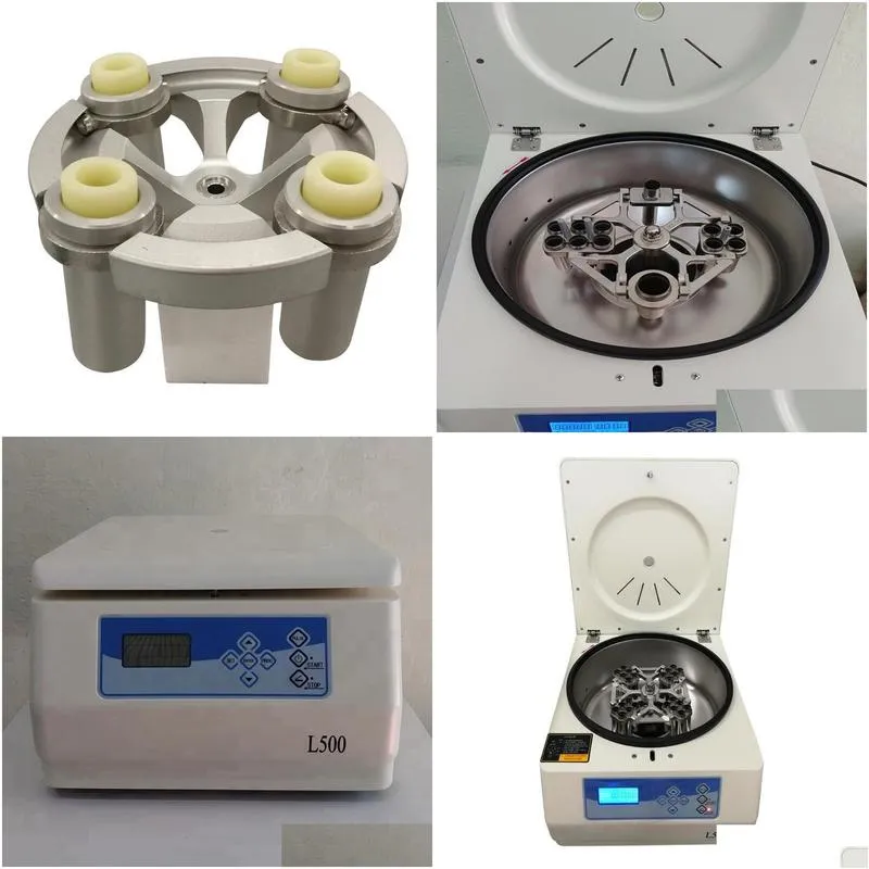 high capacity low speed desktop prp centrifuge machine l500 with 4x50ml swing rotor