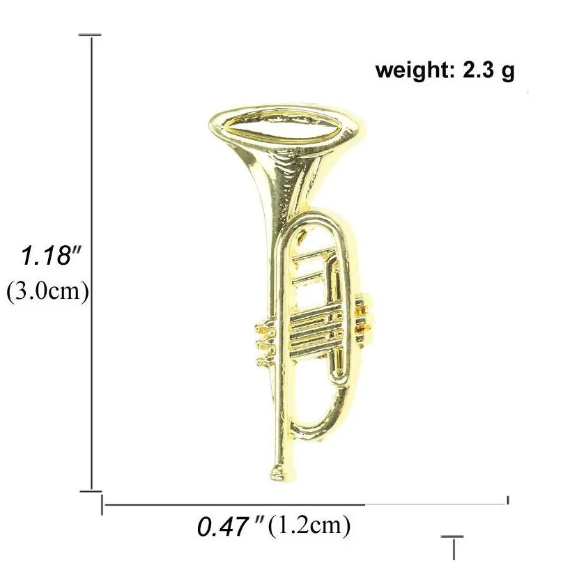 cute musical instruments guitar brooches pin for women fashion dress coat shirt demin metal funny brooch pins badges backpack gift jewelry 2116