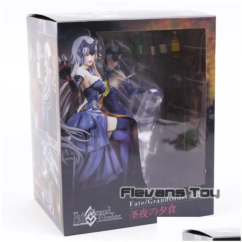 fgo fate/grand order jeanne d arc alter holy night dinner ver. 1/8 scale pvc figure collectible model toy x0503