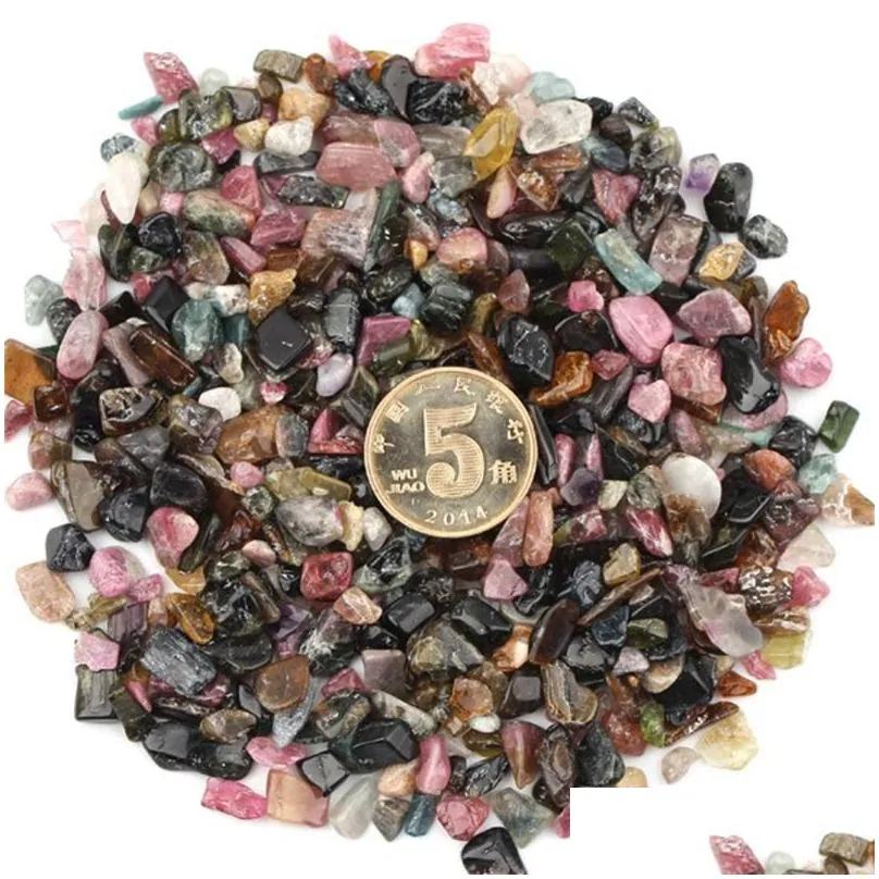 18 colors natural crystal jade mixed stones tumbled chips crushed stone healing jewelry making home decoration 866 b3