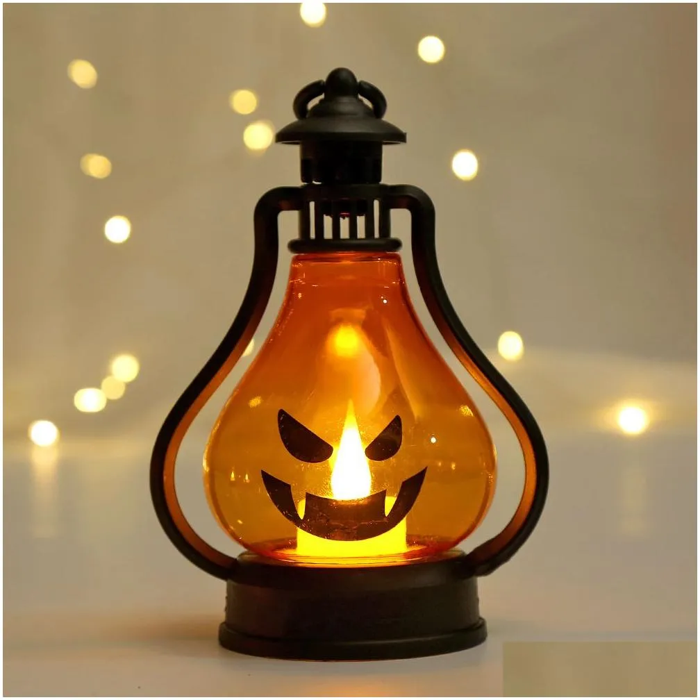 halloween decorations childrens portable pumpkin lantern kindergarten decoration bar horror atmosphere layout props