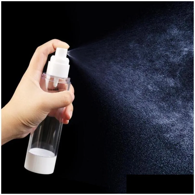 15ml 30ml 50ml vacuum empty perfume bottles lotion spray airless pump bottle cosmetic travel makeup bottles