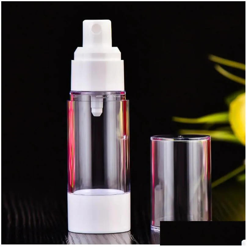 15ml 30ml 50ml vacuum empty perfume bottles lotion spray airless pump bottle cosmetic travel makeup bottles