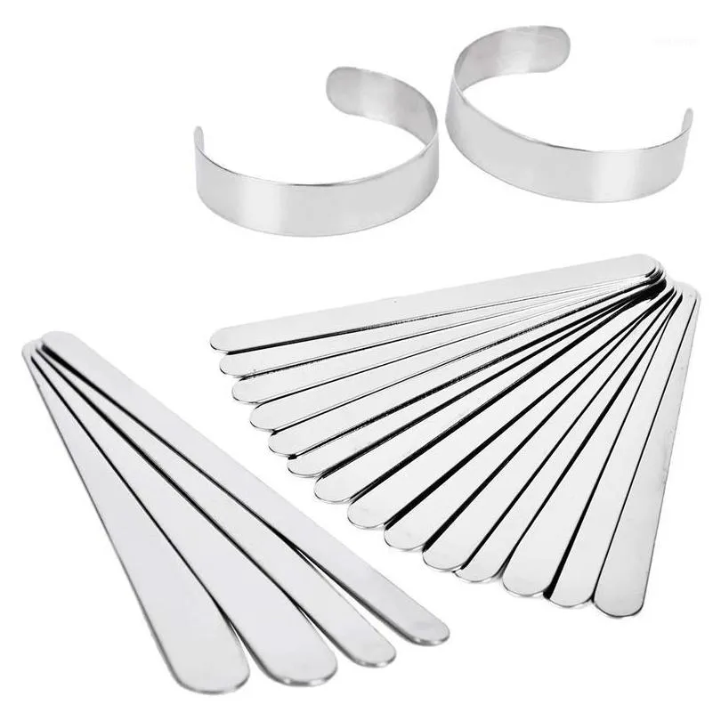 20 pieces bracelet blanks stainless steel blanks diy bangle bracelet for diy jewelry gifts making1