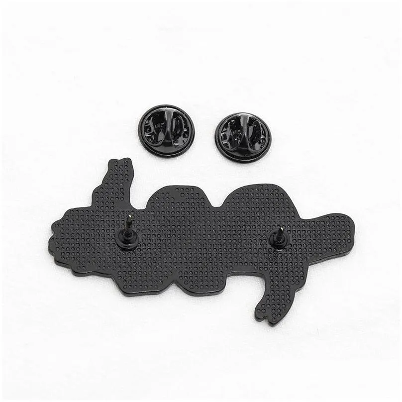 cartoon seaweed shaped brooch pins enamel funny letter metal brooches for girls gift jewelry button collar badges bag denim shirt pi