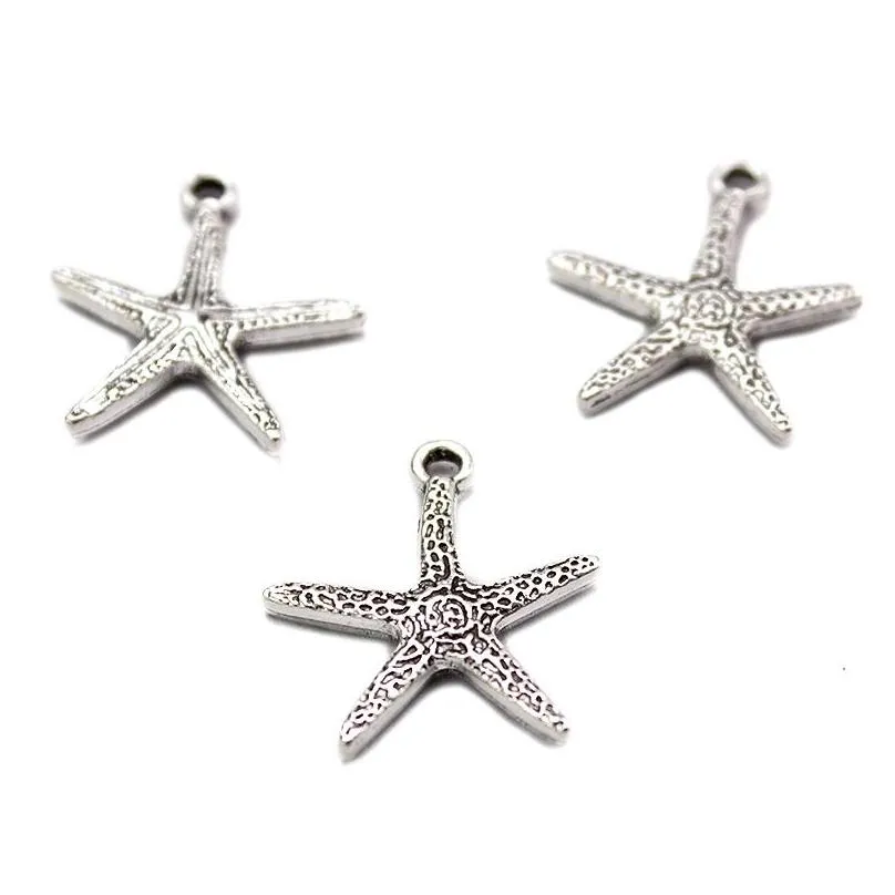 ocean small cute animal conch shell starfish pendants charms for jewelry making retro accessories items diy fashion jewelry