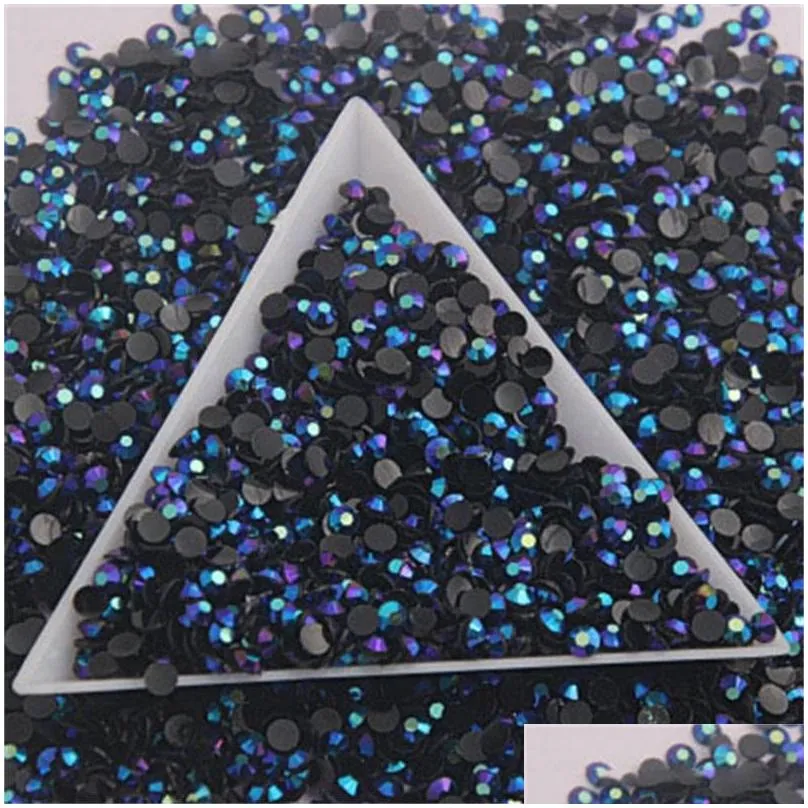 10000pcs/bag 4mm color jelly ab resin crystal rhinestones 14 section imitation austrian nail jewelry stick drill decoration beads 10ms