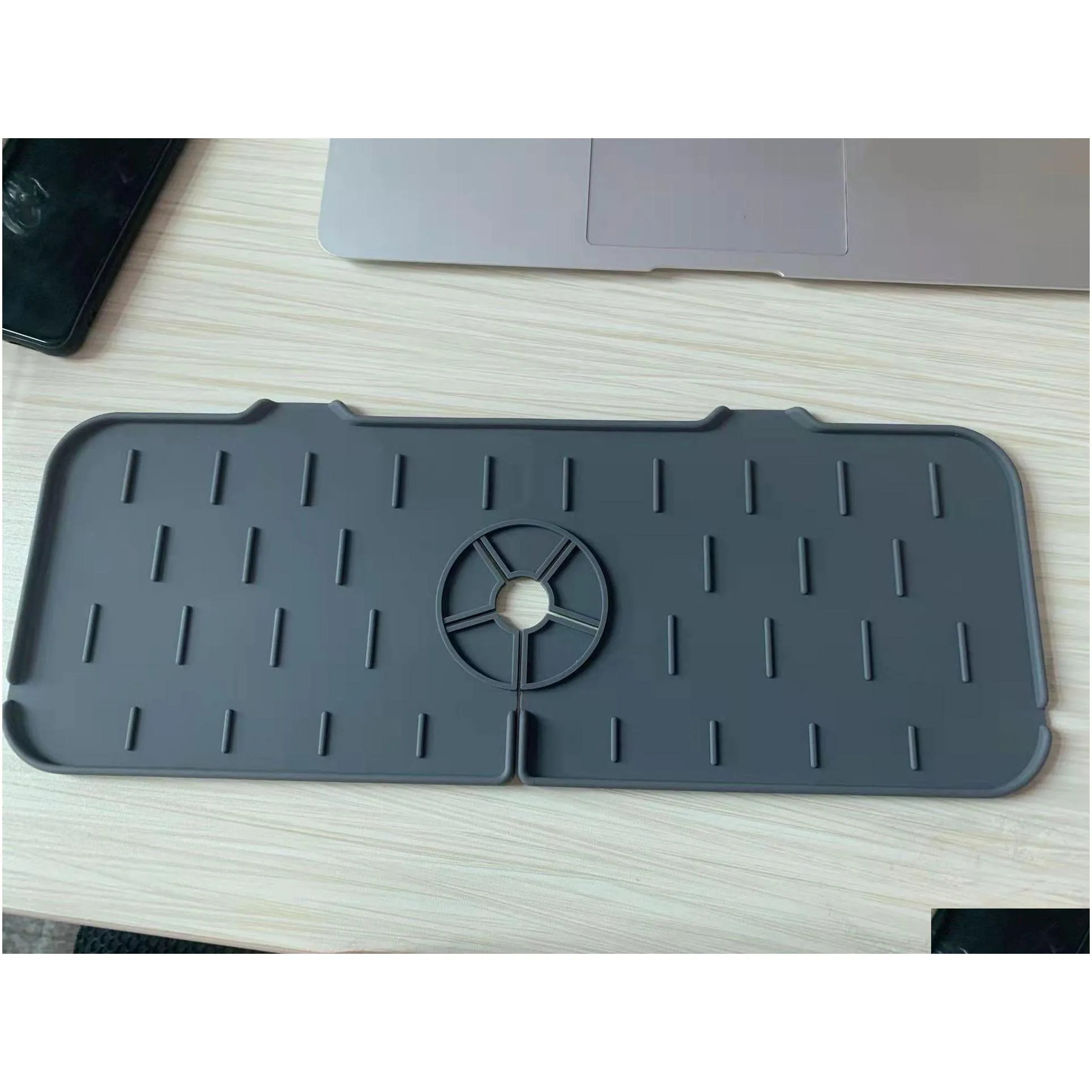 multifunctional splashproof silicone pad drain pad kitchen bathroom faucet pads kitchen tools