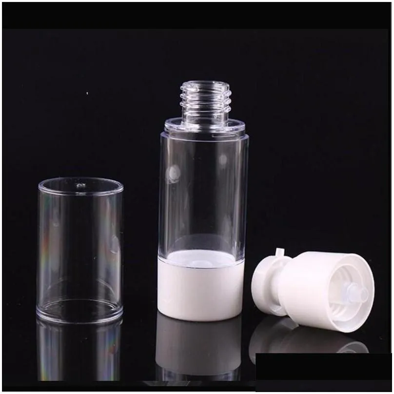 15ml 30ml 50ml vacuum empty perfume bottles lotion spray airless pump bottle cosmetic travel makeup bottles