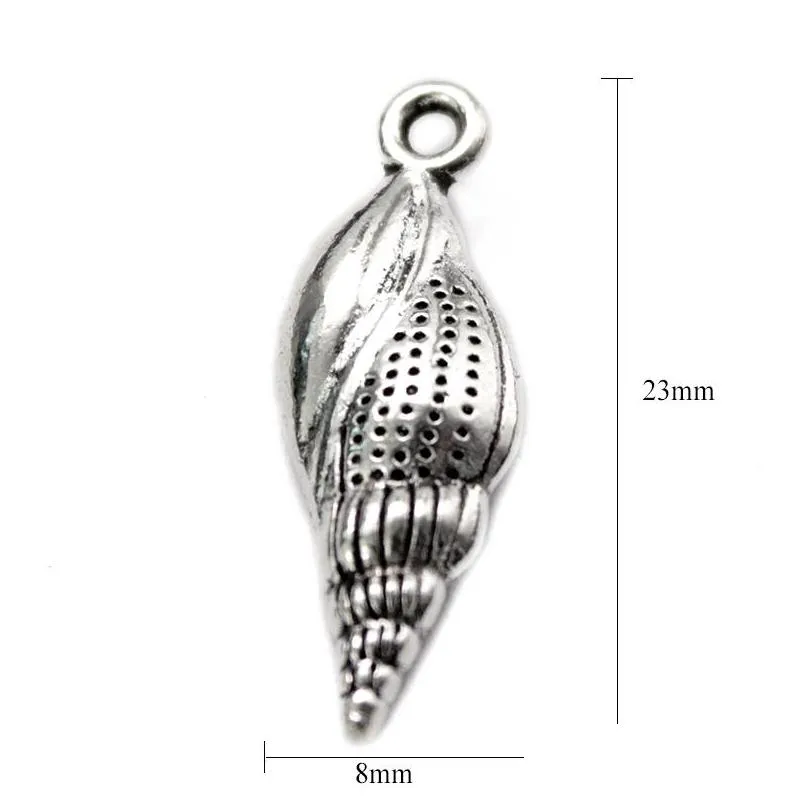 ocean small cute animal conch shell starfish pendants charms for jewelry making retro accessories items diy fashion jewelry