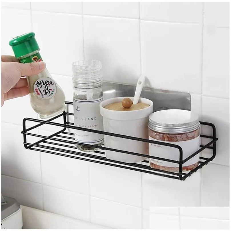 kitchen rack seasoning rack wallmounted bathroom punch hanger wall small narrow corner storage racks