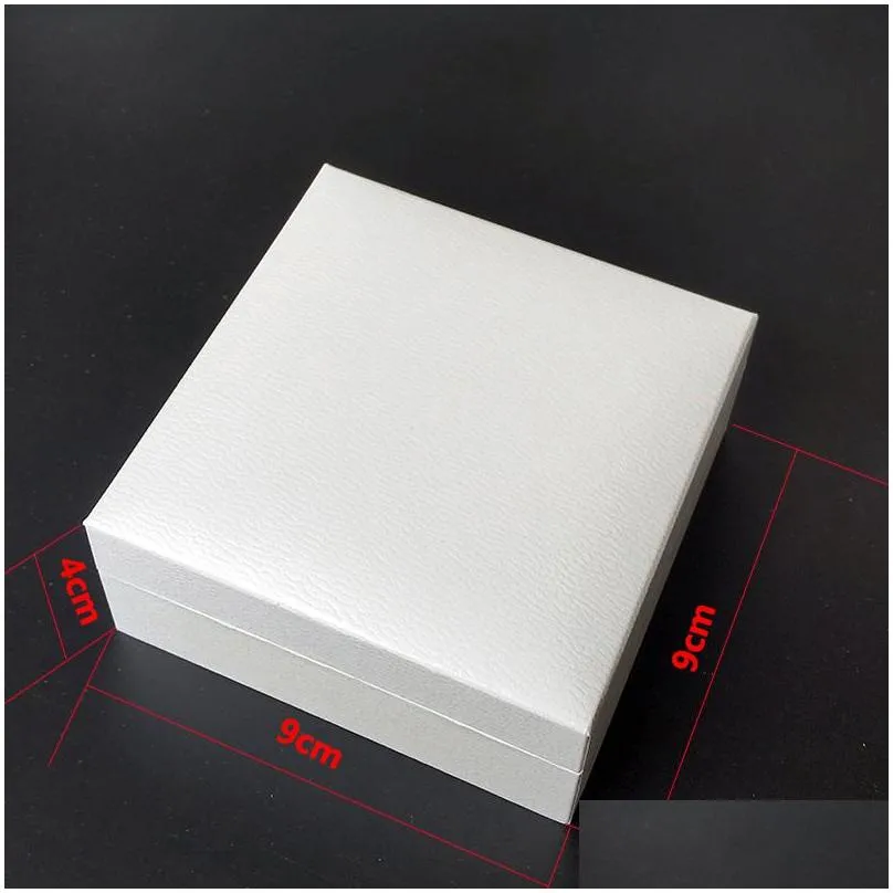 original white jewelry boxes with brand logo for pandora charms bracelet and necklace high quality retail gift box