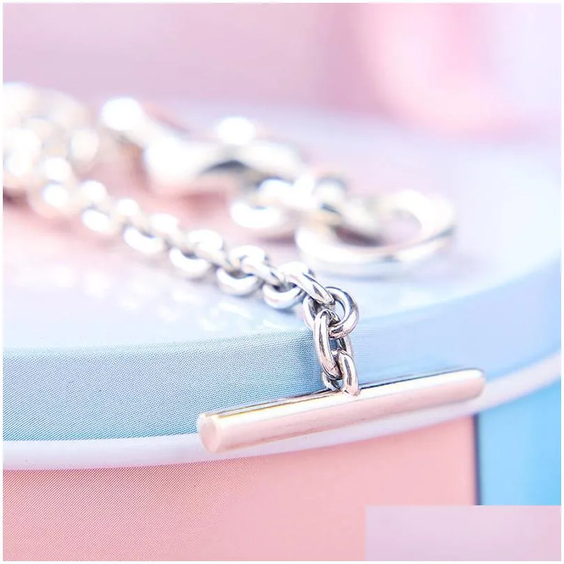 2019 new arrival 925 sterling silver hand chain bracelets original box for  knotted heart bracelet women luxury designer