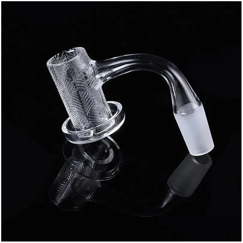 prints quartz banger nails seamless fully weld smoking accessories dab rigs water glass pipes tool wax for hookahs oil rig fwqb11