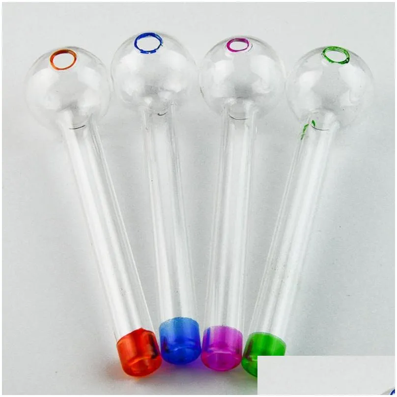 color matching hookahs clear pyrex oil burner pipes for water glass bongs smoking accessories sw17