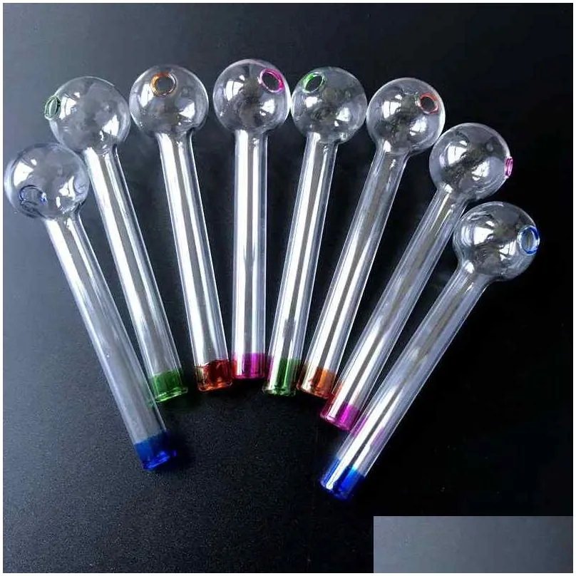 color matching hookahs clear pyrex oil burner pipes for water glass bongs smoking accessories sw17