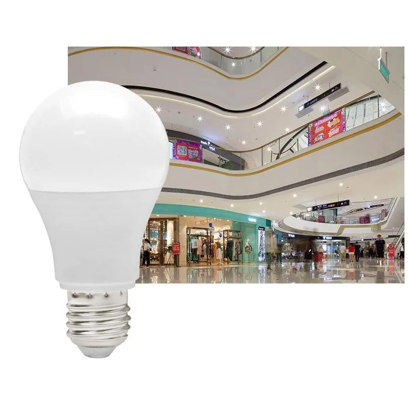 led bulb light e27 85265v 3w 5w 7w 9w 12w 15w 18w lampada spotlight table lamp chandeliers cold/warm white