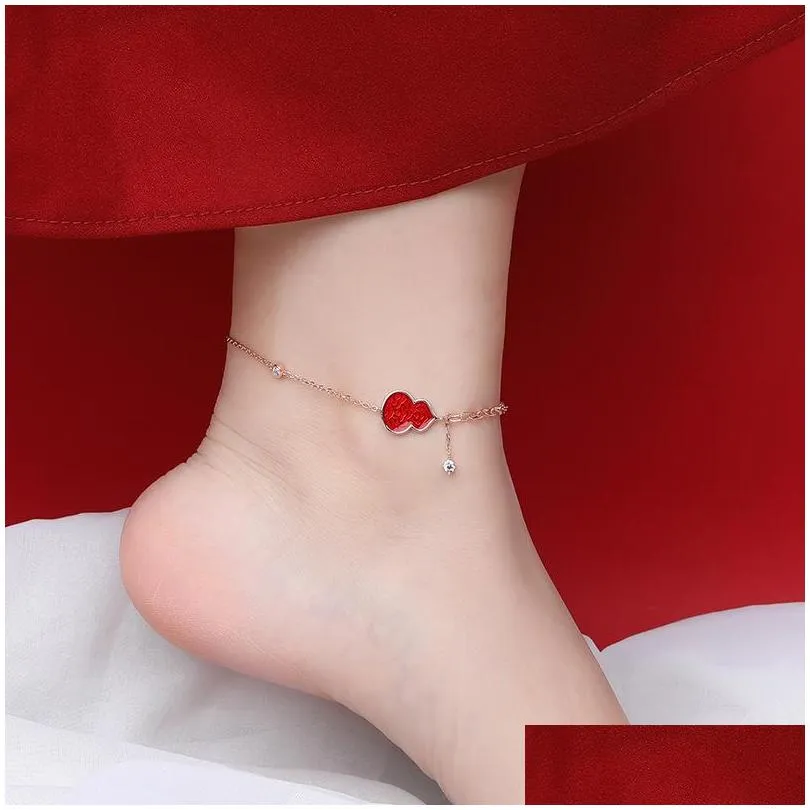  s925 sterling silver design zircon bracelet guochao benmingnian gourd necklace set year gift females fashion accessories