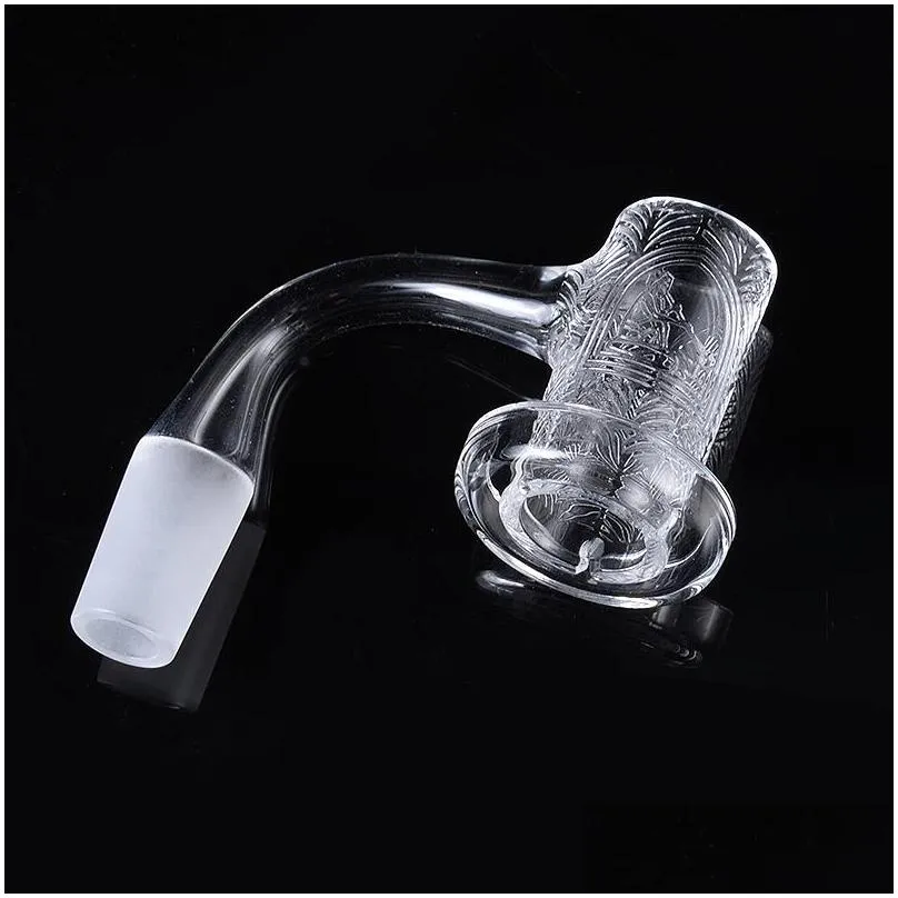 prints quartz banger nails seamless fully weld smoking accessories dab rigs water glass pipes tool wax for hookahs oil rig fwqb11