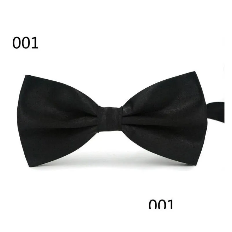 solid bow ties groom men colourful plaid cravat gravata male marriage butterfly wedding bowties business bow tie