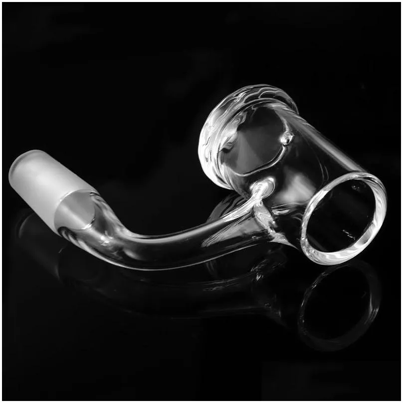 new quartz banger oil burner smoking accessories glass pipes nails beveled edge seamless fully weld concial bottom with tourbillon hole