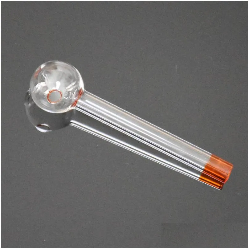 colorful glass pipe pyrex glass oil burner oil nail burning jumbo pipe concentrate pipes thick glass oil burner clear great smoking