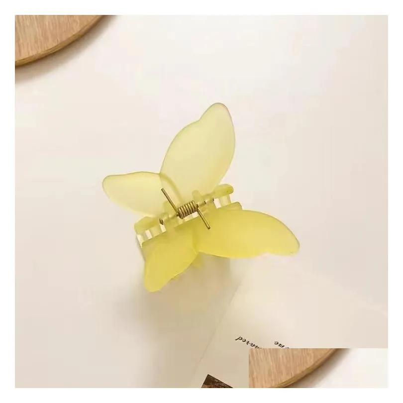 super fairy butterfly clip shark clips female summer back of head hair clip small headdress new