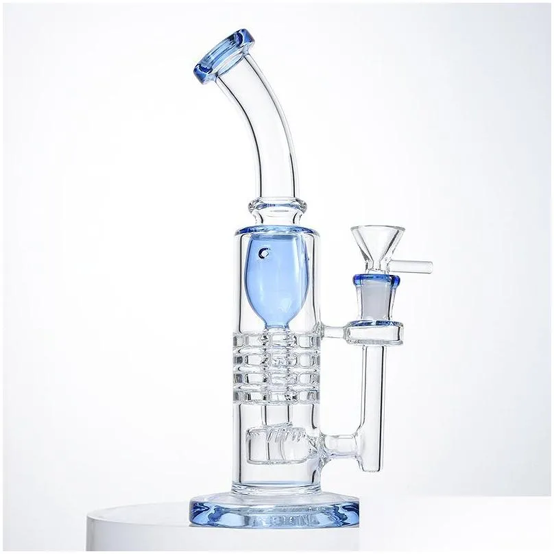 torus hookahs thick glass bongs ratchet perc inverted showerhead oil dab rigs barrel percolator water pipes 14mm unique bong with bowl