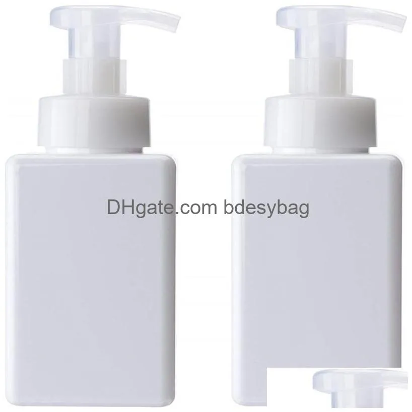 450ml 15oz foaming soap dispensers petg pump bottle refillable container travel shampoo hand soap mousses liquid bottle for bathroom