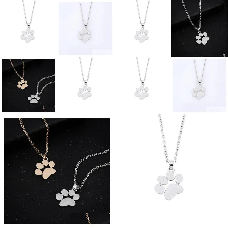 chains brand man women fashion the dog silver necklace jewelry statement pendant charm chain choker 10