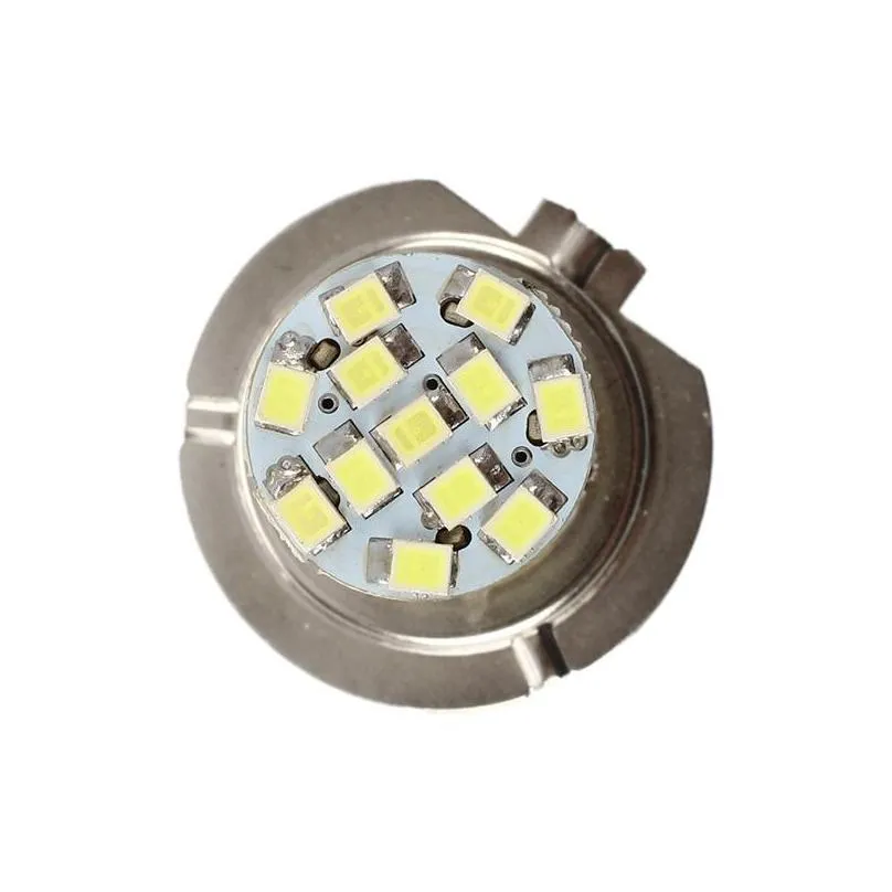 white h7 12v 102 smd led headlight car lamp bulb light headlights