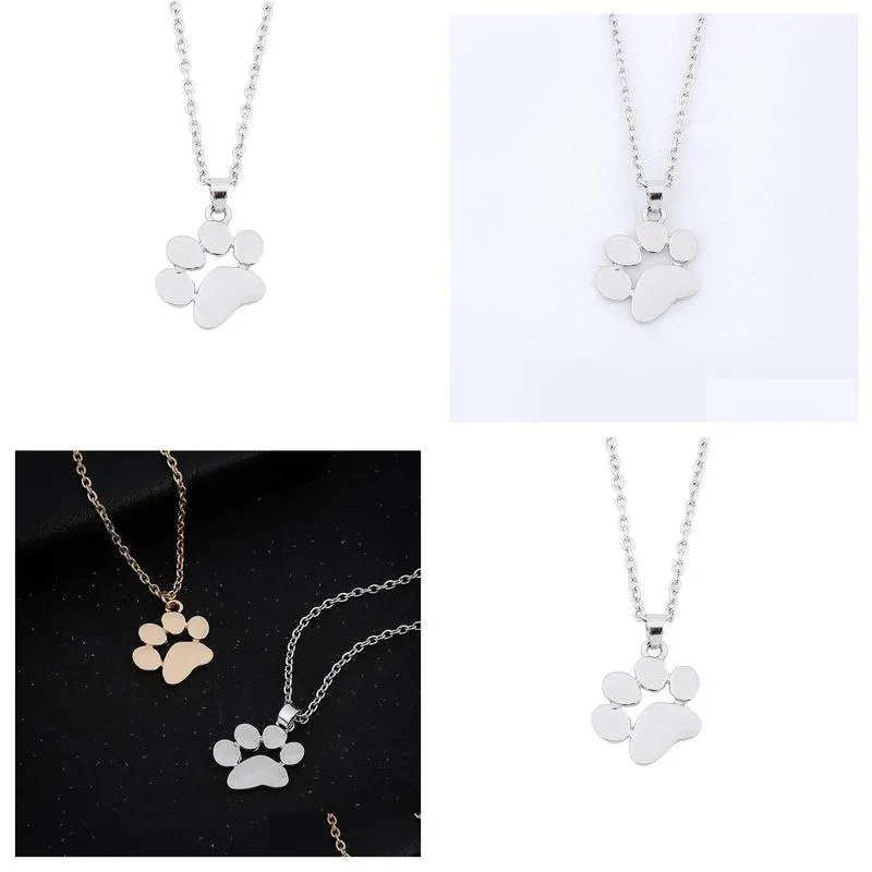 chains brand man women fashion the dog silver necklace jewelry statement pendant charm chain choker 10