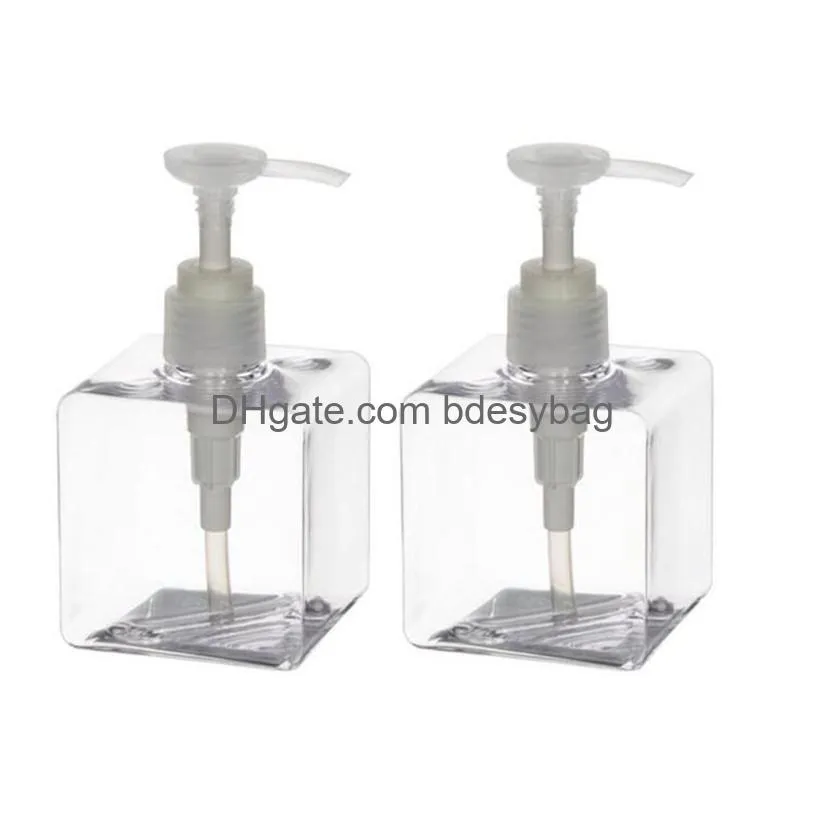 250ml refillable bottle shower gel shampoo dispenser hand soap pump container liquid bottles for kitchen bathroom