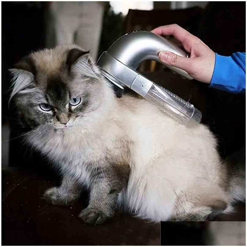pet electric hair cleaner comes with a box device hair portable pet massage cleaning vacuum cleaner p1118