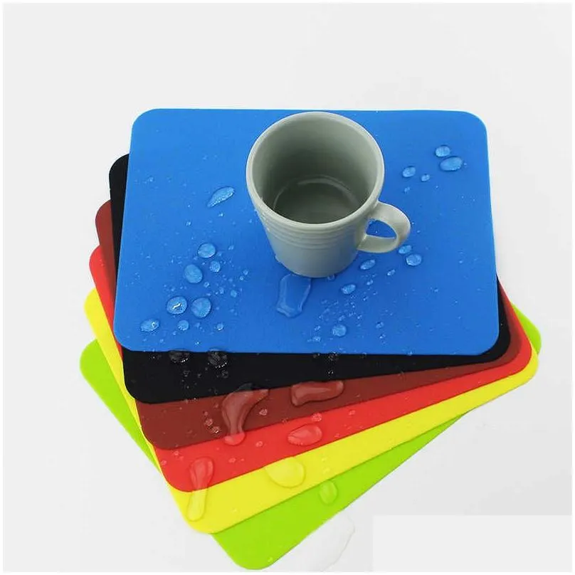 household sundries design comfortable silica gel rest mat mousepad office house use mouse pad collapsible smooth solid color fashion nonslip