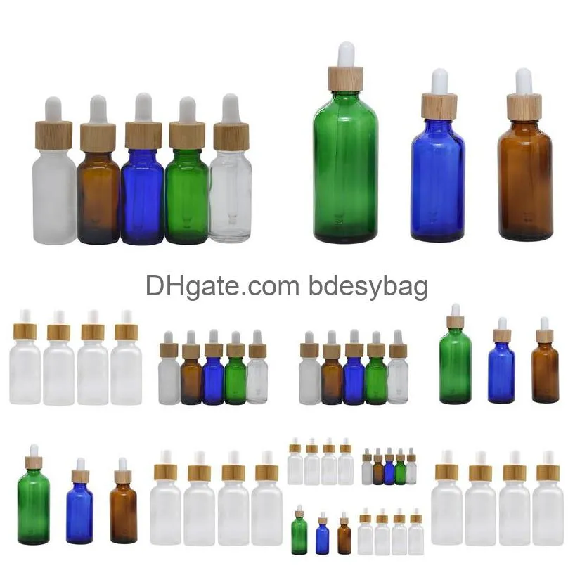 30ml frosted glass dropper bottles essential oil bottle perfume sample vials liquid cosmetic containers