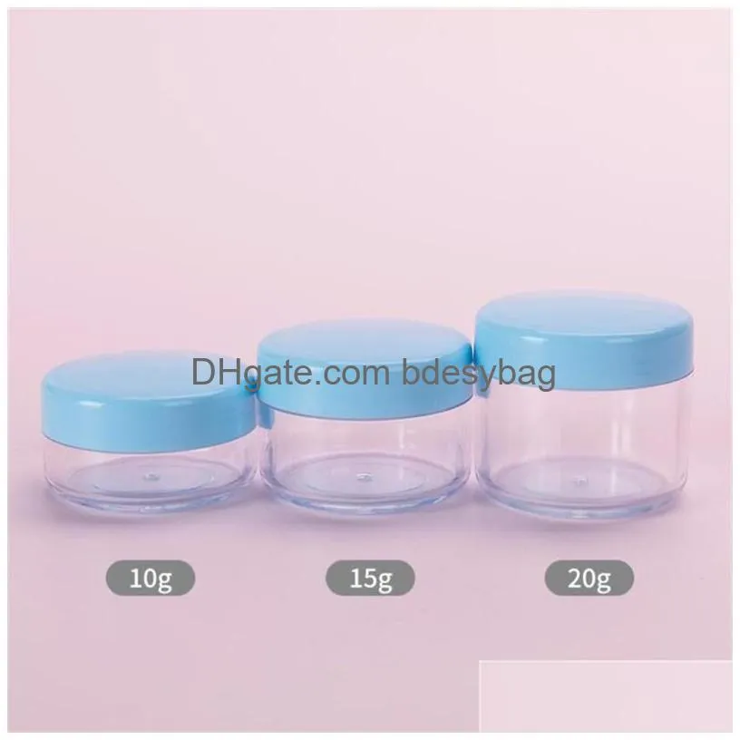 10g 15g 20g empty cosmetic bottles container plastic jar pot makeup travel cream lotion refillable packing bottle