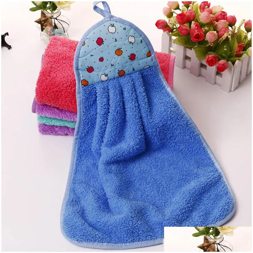 bathroom supplies soft hand wipe towels hanging towel absorbent cloth dishcloths hanging lint cloth kitchen accessories