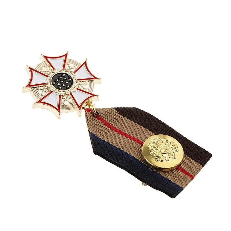 pins brooches 4 pcs retro military uniform medal brooch breastpins metal badge pin vintage star charms pendant for men