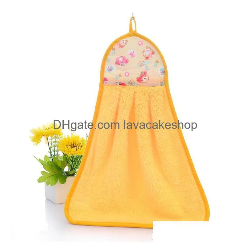 bathroom supplies soft hand wipe towels hanging towel absorbent cloth dishcloths hanging lint cloth kitchen accessories