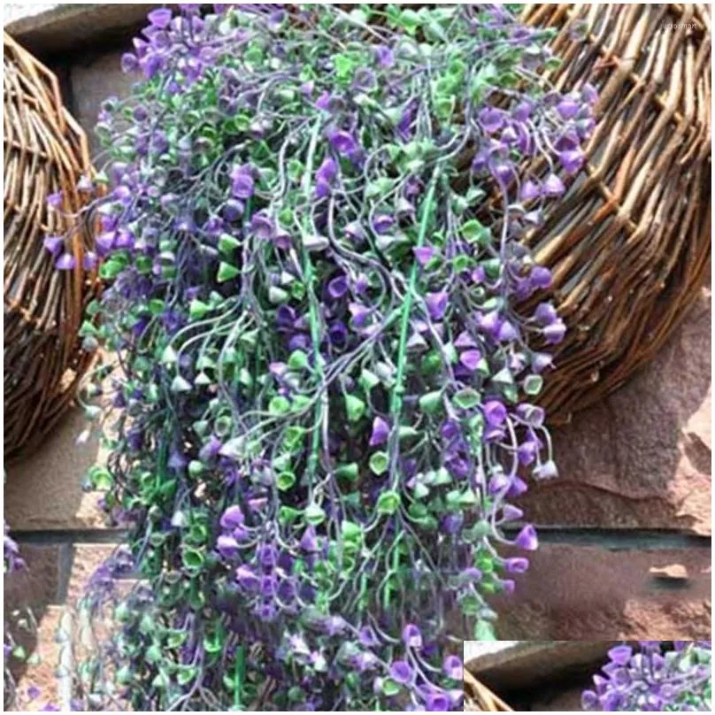 decorative flowers simulation artificial plant rattan vine decoration realistic for home wedding party