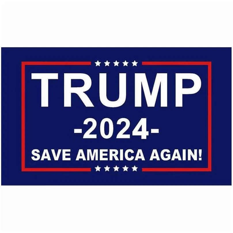 trump 2024 flag u.s. general election banner 2 copper grommets take america back flags polyester outdoor indoor decoration 90x150cm/59x35inch