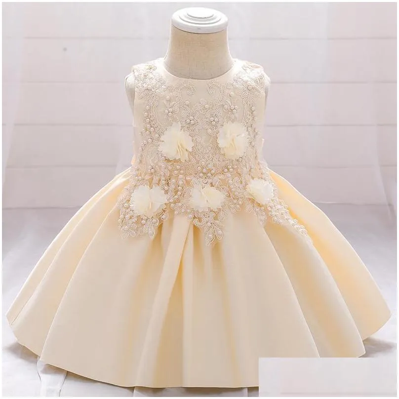 girls dresses 2021 child clothing 1st birthday dress for baby girl baptism flower princess first ceremony party vestido 15 year