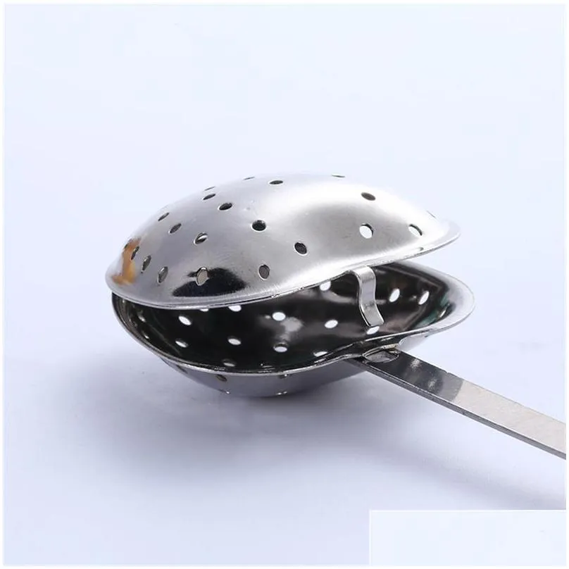 heart shaped tea infuser mesh ball stainless steel loose tea herbal spice locking filter strainer diffuser