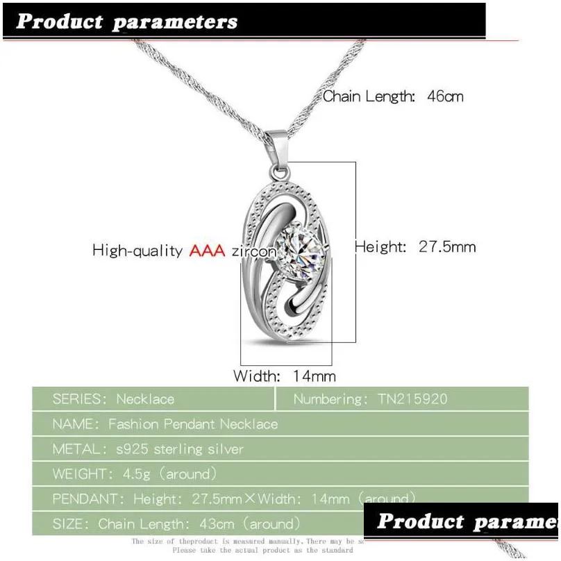 chains solid 925 sterling silver pendant with lock for womenpadlock necklace gothic female exquisite clavicle chain party jewelry