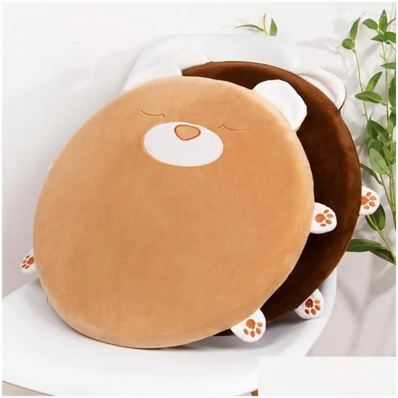 pillow practical tatami soft memory foam adorable animal print compact seat