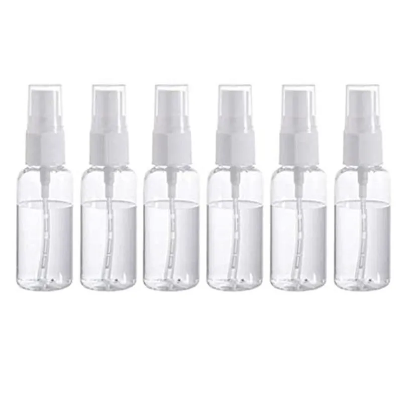 30ml 1oz plastic clear spray bottles refillable small portable empty bottle for travel essential oils perfumes