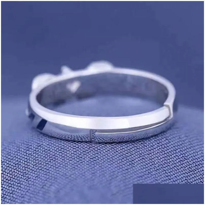 cluster rings anime eva asuka langley soryu ayanami rei eva01 enamel ring for men women 925 sterling silver cosplay props jewelry